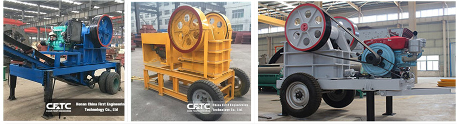 Portable Diesel Engine Stone Crusher Jaw Crusher