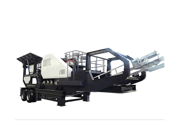 Tire Monile Jaw Crusher Station