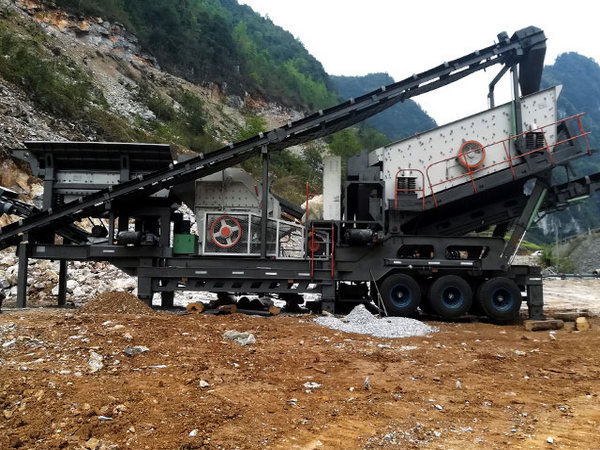 150 tph marble mobile stone crusher in Pakistan